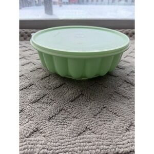 Tupperware Jell-O Mold Ice‎ Ring Mint Green Vintage 3 Piece  Vintage